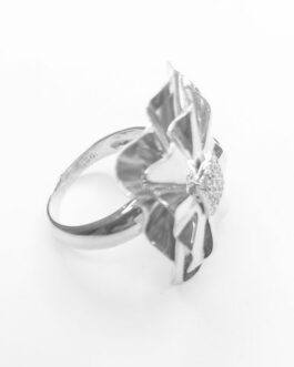 Cirkonski  srebrni prsten