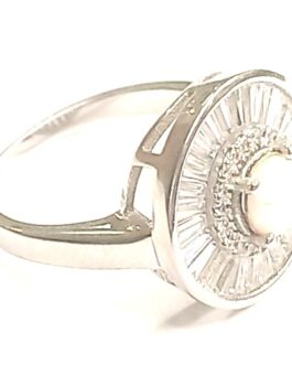 Opal srebrni prsten