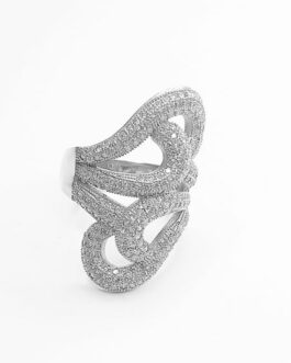 Glamurozan srebrni prsten