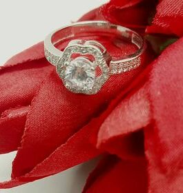 Prsten srebrni “Cvijet”